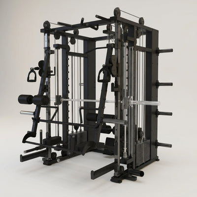 Smith Machine Built for Complete Training, 1000+ Exercises, 3 Cable Systems, Commercial Grade Steel