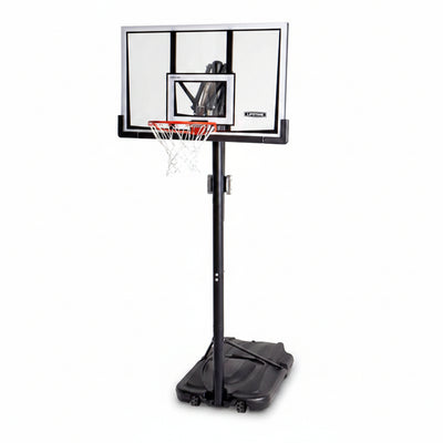90061 Portable Basketball System, 52 Inch Shatterproof Backboard,Black