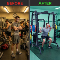 - GS348BP4 Smith Machine Package — Before & After