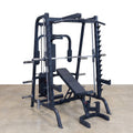 Smith Machine Package Designed for Home Gyms, Commercial 2x3 Mainframe, 7 Degree Pitch, Multi Exercise Station