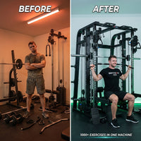 Mr. Monster Smith Machine Functional Trainer — Before & After