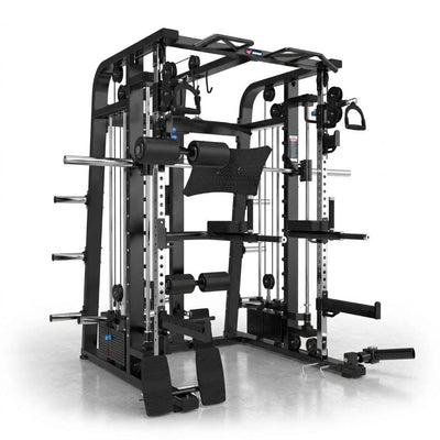 Smith Machine Functional Trainer Built for Complete Workouts, 1000+ Exercises, 3 Cable Systems, Lat Pulldown