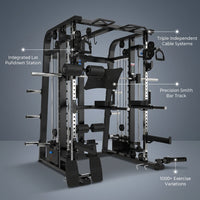 Mr. Monster Smith Machine Functional Trainer — infographic