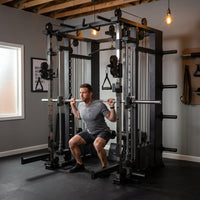 Smith Machine Built for Complete Training, 1000+ Exercises, 3 Cable Systems, Commercial Grade Steel — Lifestyle